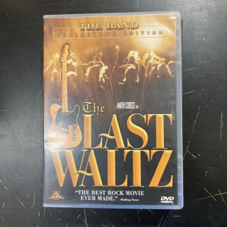 Band - The Last Waltz DVD (VG/M-) -dokumentti- (ei suomenkielistä tekstitystä)